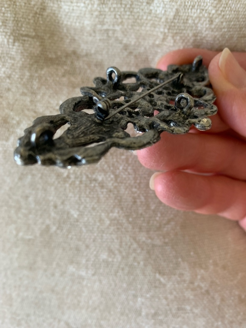 Vintage Rhinestone Brooch. - Picture 4 of 5